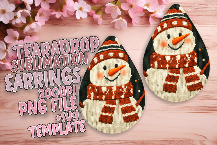 Fresh Teardrop Design for DIY , Snowman