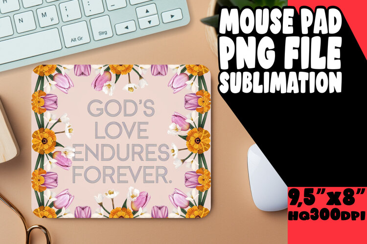 COZY mouse pad Inspirational Art, Religious example image 1