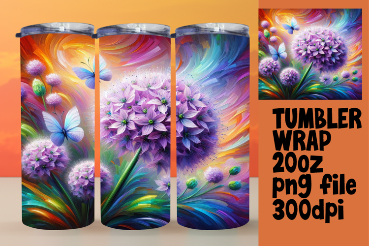 FASHIONABLE 20oz Tumbler Design for Any Occasion , Flowers