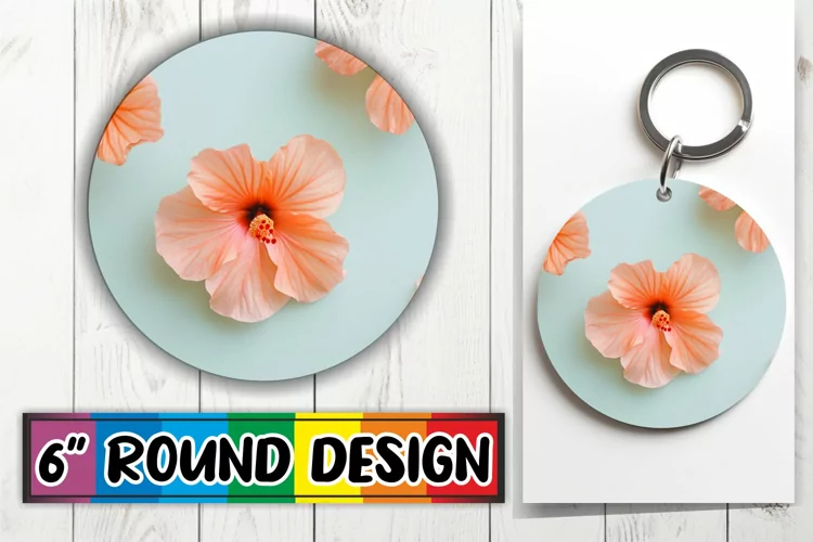 Spring Fling Circle Wrap: Vibrant Springtime Sublimation