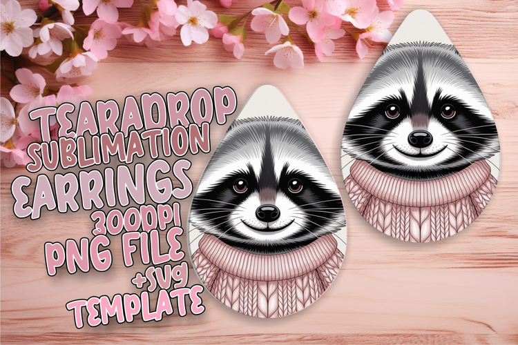 Gorgeous Teardrop Earrings Design Art , Valenines Animals