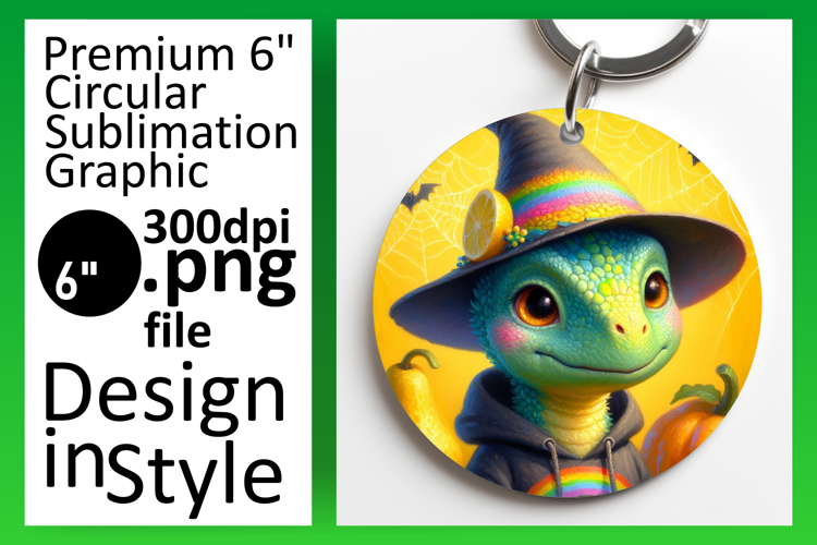 Whimsical Round Design Car Coaster PNG , Halloween Dino