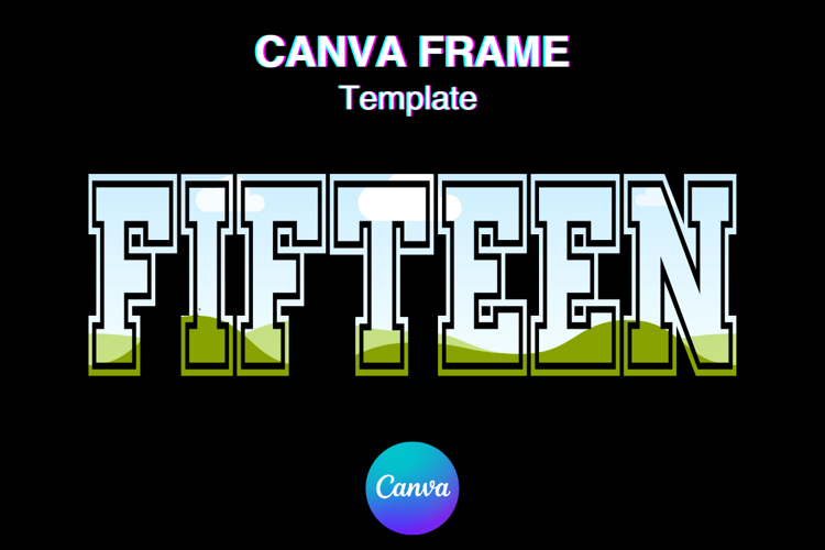 FIFTEEN Canva Frame Number Varsity Family Sport Shirt