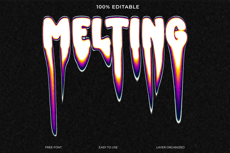 Dripping Font Image 2