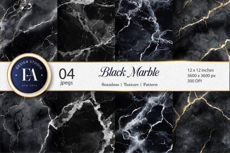 Black Marble Texture Image 21