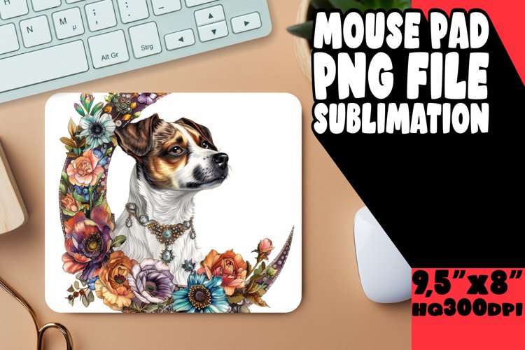 Puppy Prism Portrait: Pet-Themed Mouse Pads example image 1