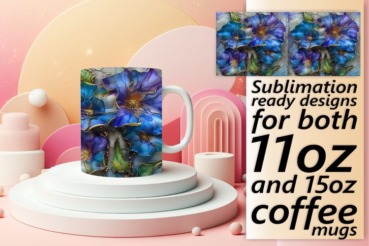 Lively 3D Springtime Wonder Mug Wrap: Sublimation - 11oz/15o example image 1