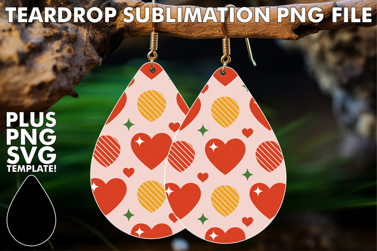 Sweet Teardrop EARRINGS Ideas, Valentines Pattern