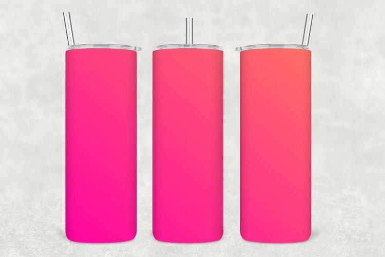 Ombre Gradient Tumbler Wrap Sublimation