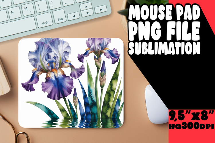 LUMINOUS DESK PAD ARTISTIC TOUCH, Flowers