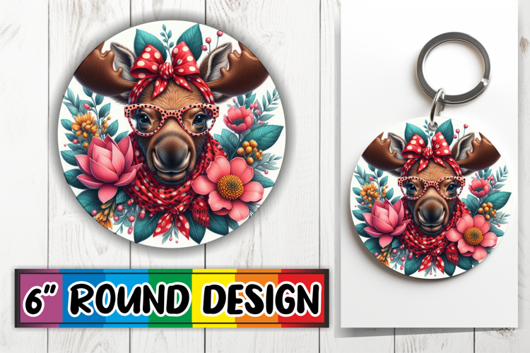 Bright Moments Round Ornaments, Cute Animals