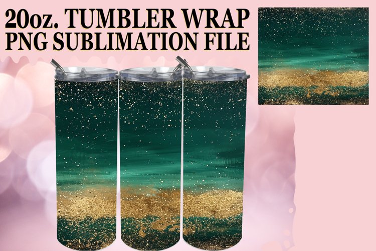 Glitzy Leopard Print Tumbler Design: Sublimation - 20oz