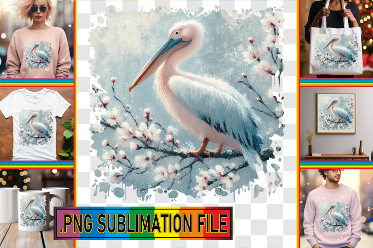 Cheerful Tote Bag Gift Magic PNG, Birds