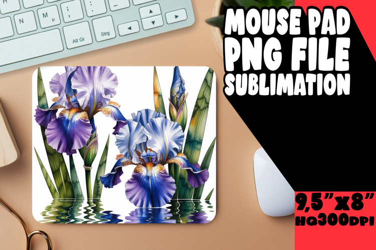 Luminous DESK pad Artistic Touch, Flowers