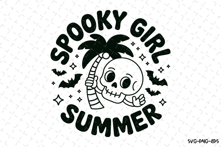 Spooky Girl Summer Svg | Halloween Svg | Svg Cut Files