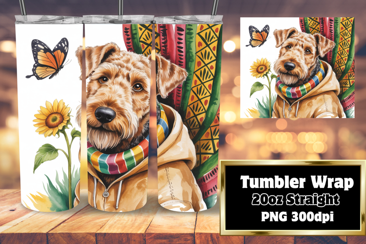 Watercolor Cute Owl Tumbler Wrap 20oz