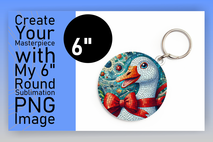 Creative Circle PNG Car Coaster Template , Goose