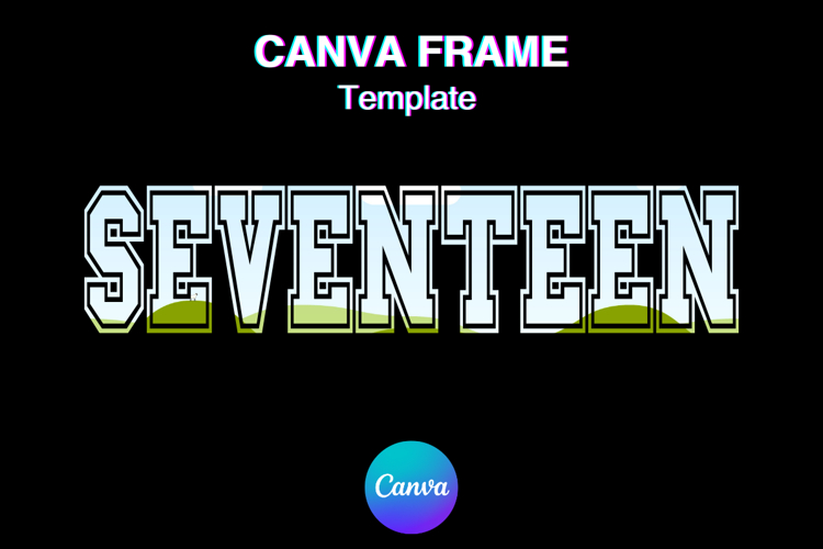 SEVENTEEN Canva Frame Number Varsity Family Sport Shirt