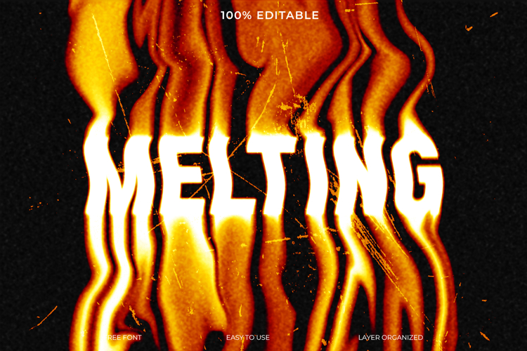 Dripping Font Image 6