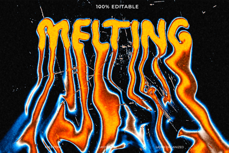 Dripping Font Image 4