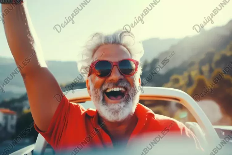 Enjoying Man Background Wallpaper