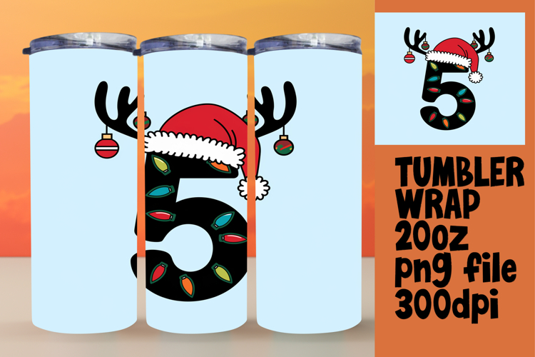 Christmas Tumbler Wrap Image 5