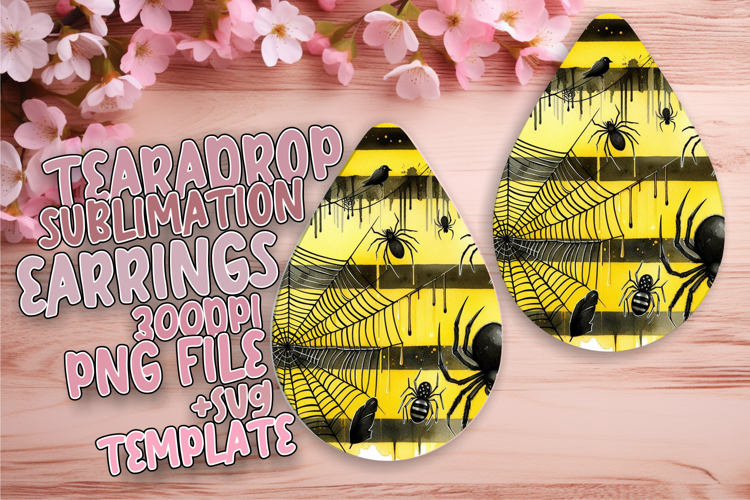 Charming Teardrop Design for Craft Projects , Halloween
