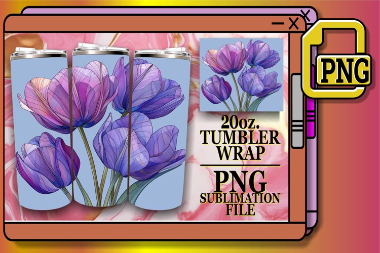 Floral Fantasy Mug Design Sublimation Whimsy