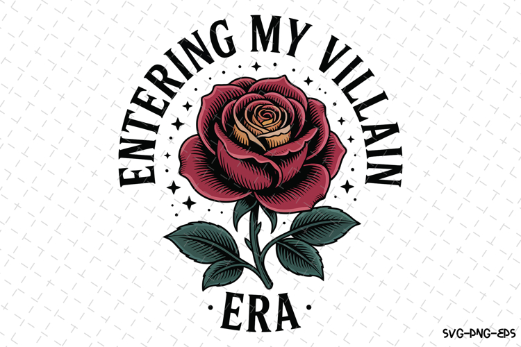 Entering my villan era Svg | Halloween Svg | Svg Cut Files example image 1