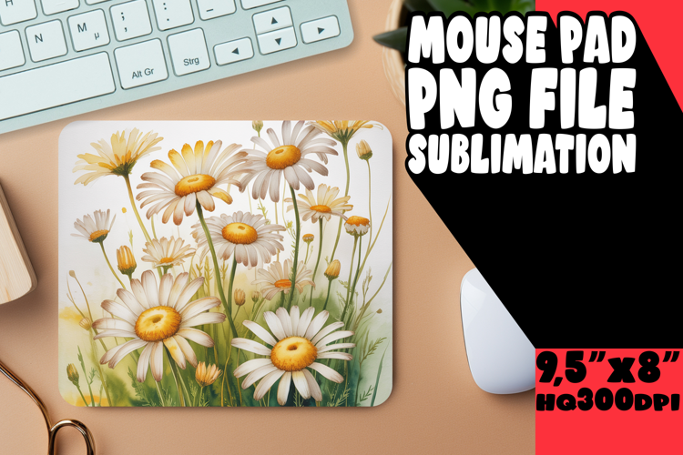 VIBRANT mouse MAT Innovative Design, Flowers