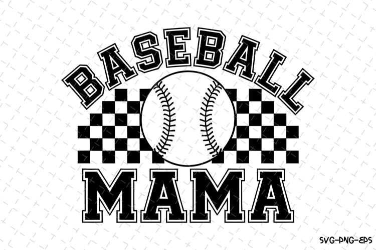 Baseball Mama SVG Design | Game Day Svg | Sports Svg example image 1