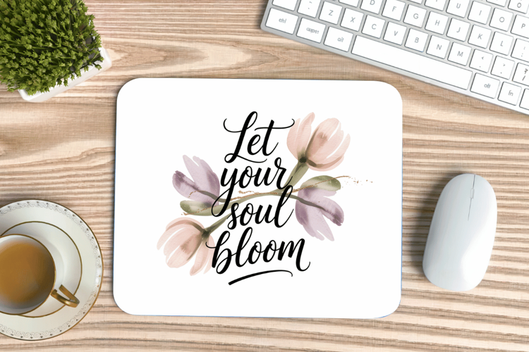 Inspirational Quotes Mouse Pad, Motivational PNG Sublimation