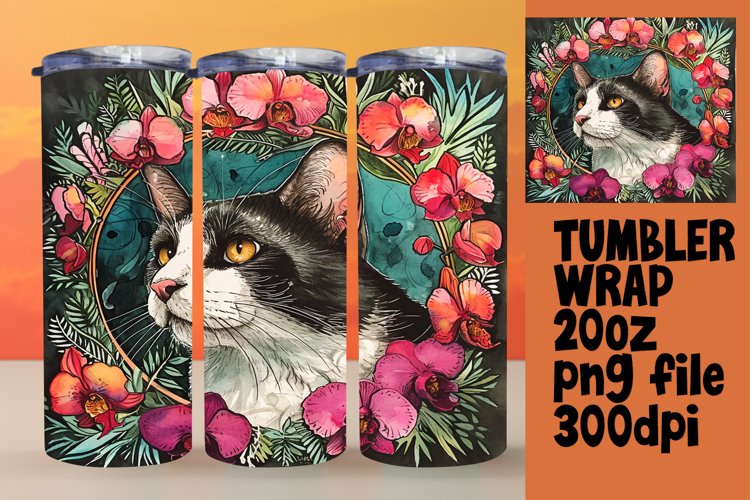 Tumbler Sublimation: Feline Fest