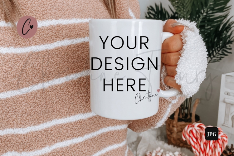 Christmas Mug Mockup