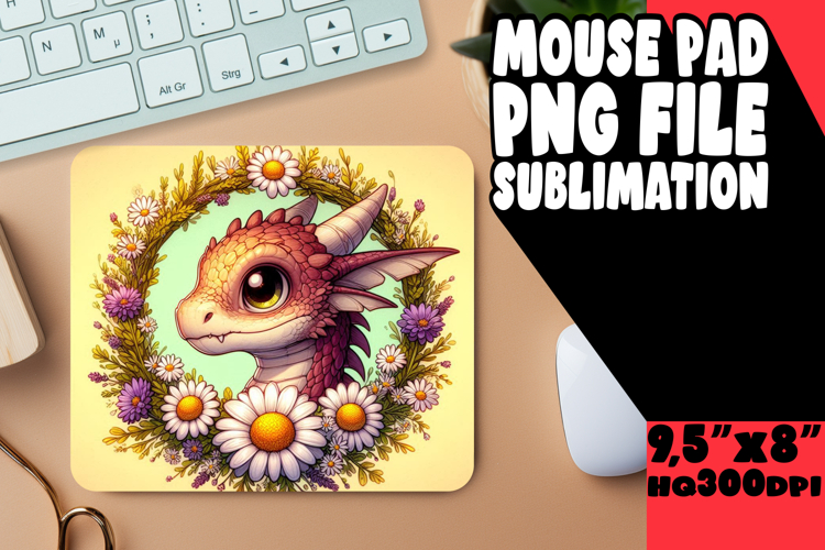 ENCHANTED mouse pad PNG Magic, Dragon
