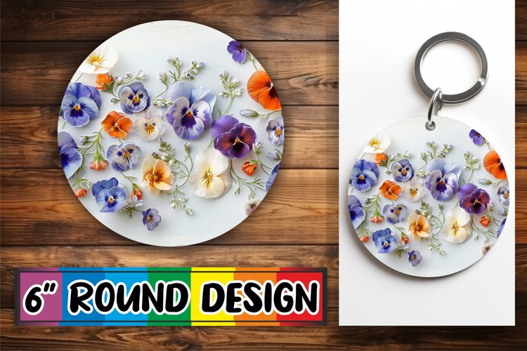 Springtime Bliss - Circle Sublimate Charm Round example image 1