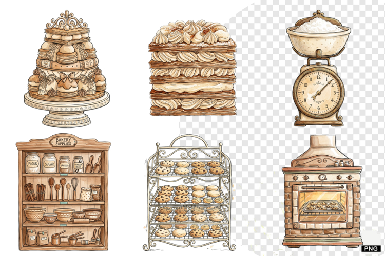 Autumn Bakery Store Clipart