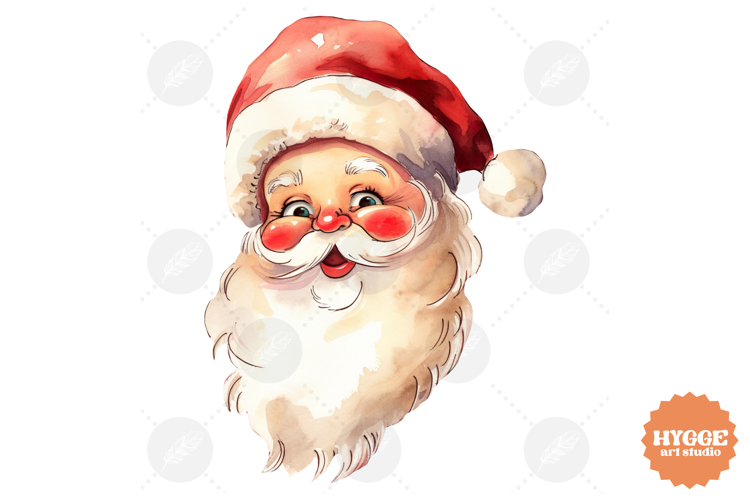 Christmas Vintage Santa PNG Sublimation | Retro Winter PNG
