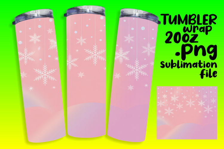VIBRANT 20oz Gift Tumbler Design , Christmas