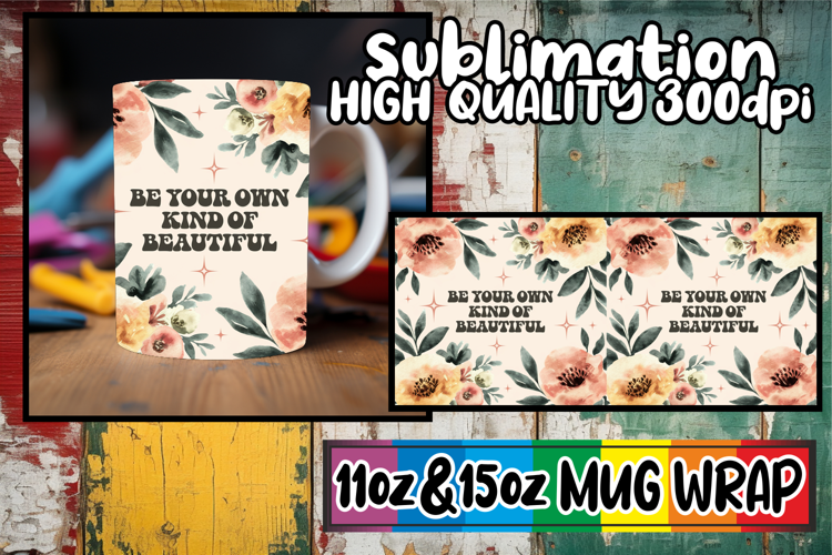 Cozy evenings 11oz 15oz sublimation wrap, Flower Quote