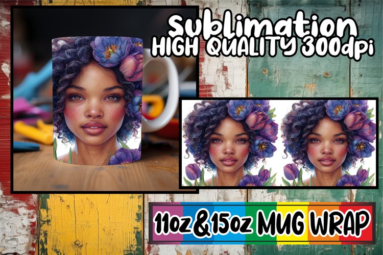 African American Woman Clipart Image 9