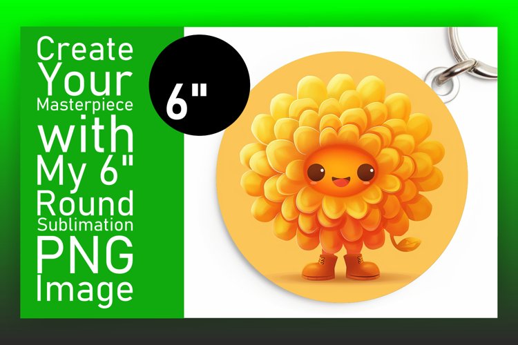 Retro Floral Fusion: Sublimation Sensation PNG