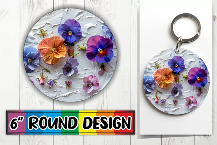 Petal Power Sublimation Circle - Delight Round