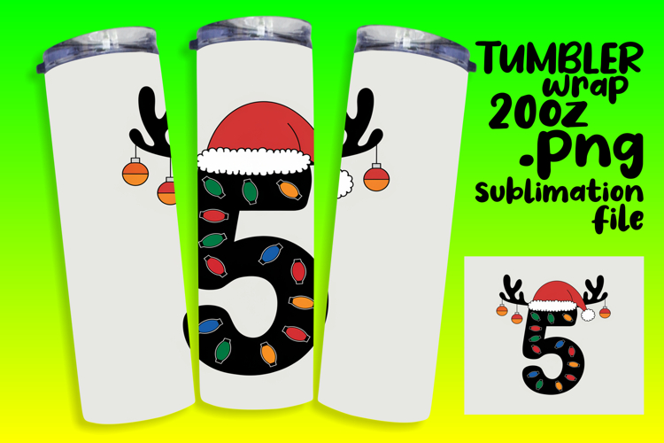 Christmas Tumbler Wrap Image 2