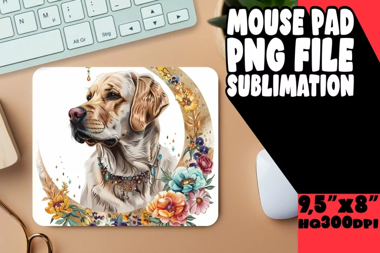 Pawsitively Vibrant Pups: Sublimation Pads