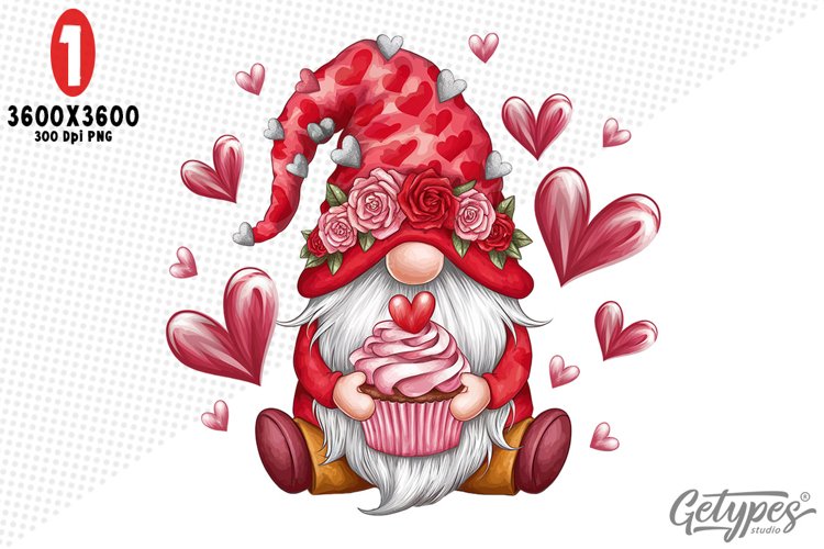 Valentine Gnome Clipart Image 19