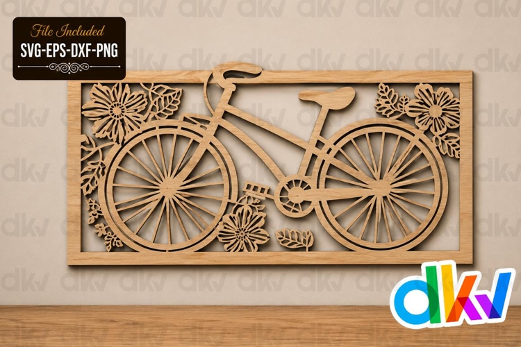 Vintage Bicycle SVG Laser Cut File