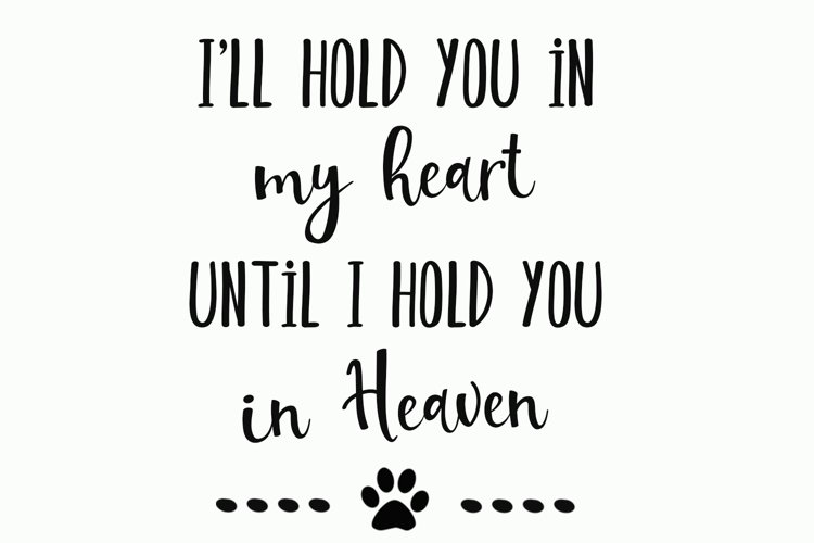 Hold you in my heart example image 1