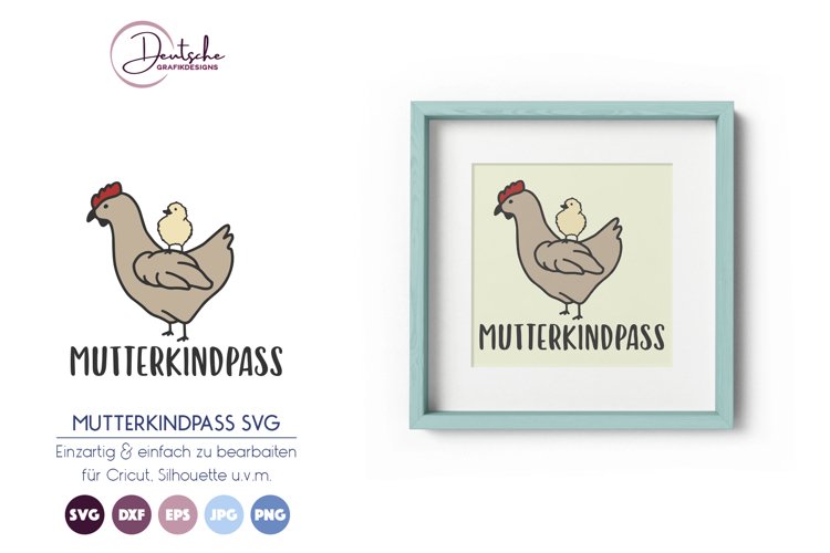 Mutterkindpass | Huhn SVG