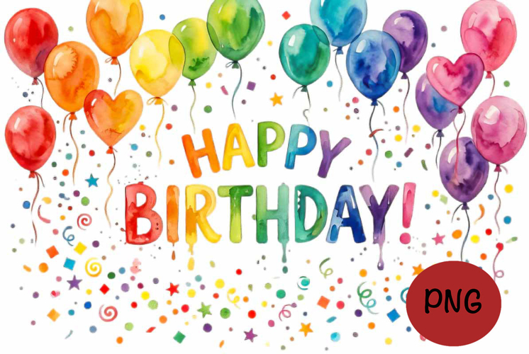 Happy Birthday Sublimation